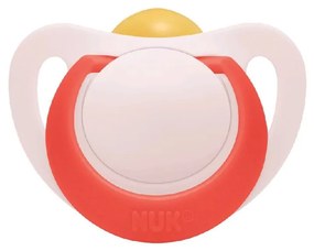 NUK Star baba cumi latex 18-36 h, piros, vel. 18-36 h