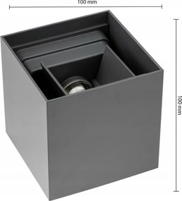 Fali kerti lámpa Led G9 Homlokzati fali lámpa Kültéri Felső Alsó