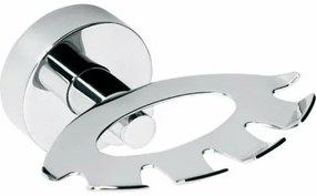 SAPHO XR901 X-Round fogkefétartó, ezüst