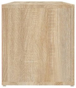 sonoma tölgyszínű szerelt fa TV-szekrény 100x31,5x35 cm