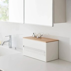 Fehér fém papírtörlő tartó Rin – YAMAZAKI