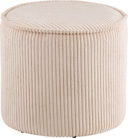 Bézs kordbársony puff Taupo – House Nordic