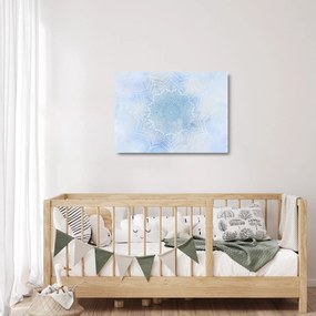 Kép - Téli mandala (üvegen) (70x50 cm)