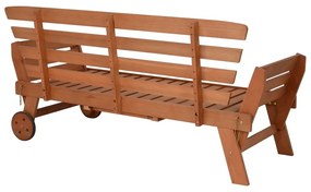 Barna tömörfa kerti pad Rincon – Garden Pleasure
