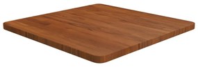 vidaXL világosbarna kezelt tömör tölgyfa négyzet asztallap 60x60x2,5cm