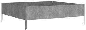 corten acél kerti magaságyás 100x100x33,5 cm
