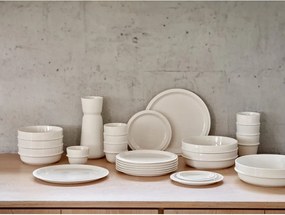 Krémszínű porcelán leveses tálka 600 ml Eau – Zone