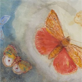 Fotótapéta Flizelin Tapéta Hálószobába és Nappaliba Színes pillangók 250x250