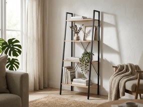 Könyvespolc TAYLOR SONOMA 4 polc 147x60 cm, sonoma tölgy