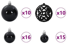 Felfordított Mesterséges Elővilágított Karácsonyfával Gömb Szettel