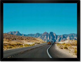 Poszterek keretben 40x30 Út a kanyonon át Hegyek