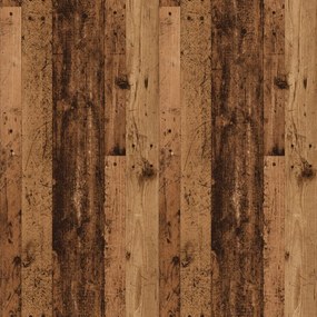 antik fa színű szerelt fa cipőtároló pad 105 x 35 x 35 cm