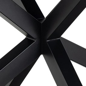 Heaven étkezőasztal,bővíthető, fekete, 168/210 cm