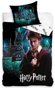 Pamut ágynemű Harry Potter Varázslatos Roxfort ,140 x 200 cm, 70 x 90 cm