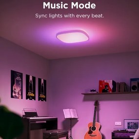 Govee - LED RGBIC Dimmelhető mennyezeti lámpa LED/24W/230V 2700-6500K Wi-Fi