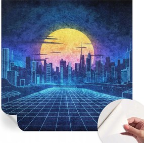 Fotótapéta Öntapadós tapéta a szobába Futurisztikus tájkép 250x250 cm