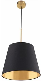 Csillár zsinóron ELENA 1xE27/20W/230V fekete