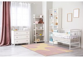 Sárga-rózsaszín gyerek szőnyeg 120x170 cm Hugsy Vanilla – FD