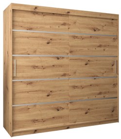 Ruhásszekrény 200 cm Verika 1 200 (artisan tölgy). 1063728