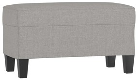 vidaXL világosszürke szövet pad 70 x 35 x 41 cm
