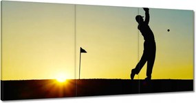 Vászonkép 60x30 Golfozó Vászonkép