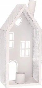 Fém házikó t-light arany patina hatással 23 cm