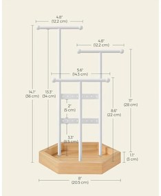 Ékszer Tartó, Ékszerfa Fehér