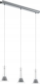 Függőlámpa Eglo 3 -fénypont integrált Led forrás