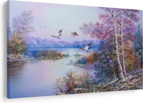 Kép - ősz jön, olajfestmény (90x60 cm)