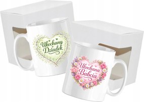 2 db-os szett Bögrék Szeretett Nagypapa Nagymama Nagypapa napja Ajándék