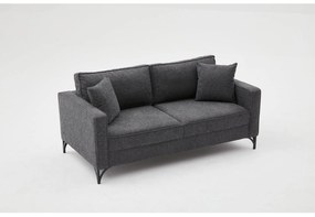 Kétszemélyes kanapé Berlunetta (antracit + fekete). 1106641