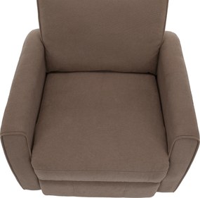 Relax forgószék fotel, szürkésbarna taupe, MEKENZI