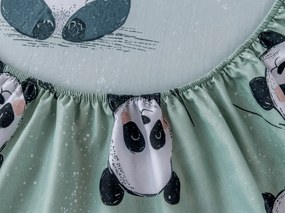 Mikroszálas lepedő PANDA RELAX mentás 90x200 cm