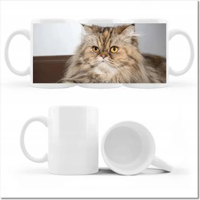 Nyomott mintás bögre Cica