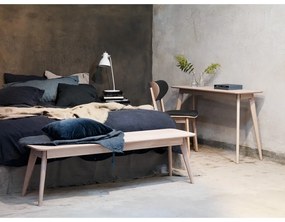 Cato világosbarna tölgyfa étkezőszék sötétszürke ülőrésszel - Rowico