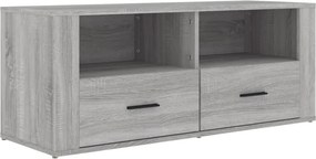 vidaXL szürke sonoma színű szerelt fa TV-szekrény 100 x 35 x 40 cm