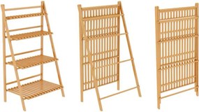 Összecsukható állvány, bambusz, NEPEL TYP 2 + ajándék