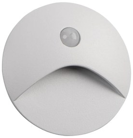 Kanlux 39123 - LED lépcsőlámpa érzékelővel EXIN 2,5W/230V 3000K IP65 fehér, kerek