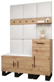 Előszobabútor Amanda 5 (artisan tölgy + fehér). 1085900