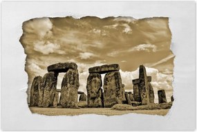 Stonehenge poszter 120x80 szépia