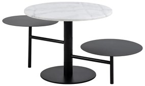 Fehér kerek dohányzóasztal ø 60 cm Lahti – Actona