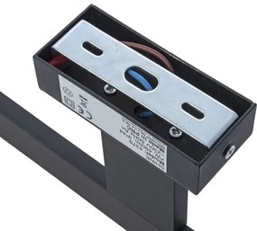 LED fürdőszobai fali lámpatest SHINE LED/7W/230V 40 cm IP44 fekete