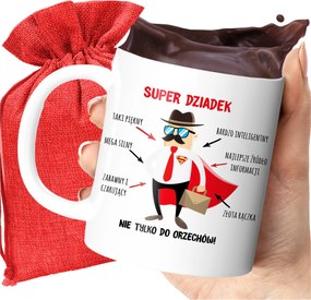 Nyomott Mintás Bögre Nagypapának Szuper Nagypapa Nem Csak Dióhoz