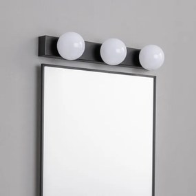 Brilagi - LED fürdőszobai tükörvilágítás HOLLYWOOD 3xLED/3W/230V IP44 fekete
