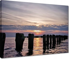 Vászonkép 40x30 Hullámok a Balti-tengeren