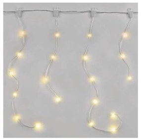 LED kültéri karácsonyi fényfüzér 100 LED, 8 funkció, 7,9x0,7m, IP44, meleg fehér