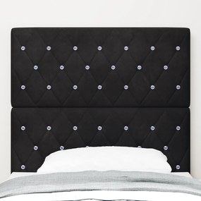 LED Fejrész Fekete 90 cm Bársony