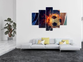 Kép - Futball-labda a tűzben (150x105 cm)