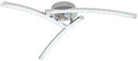 Globo JULES 67169-18IP mennyezetlámpa kristály dekorral, 18W LED, 2700-4000-6000K, 1100 lm, IP44