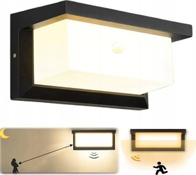 Kültéri fali lámpa Led Mozgásérzékelő homlokzati fali 18W